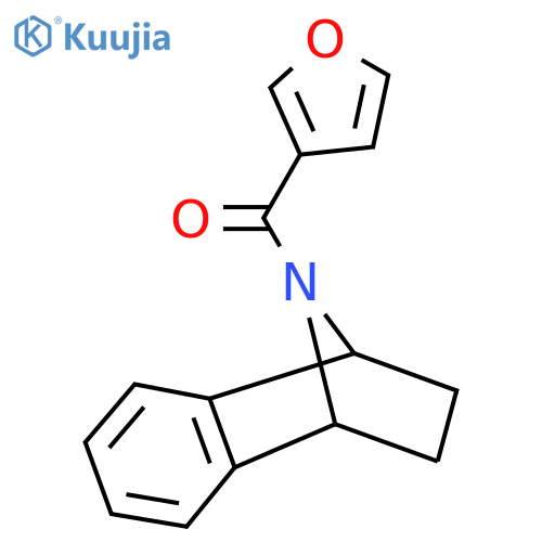11-(furan-3-carbonyl)-11-azatricyclo[6.2.1.0^{2,7}]undeca-2(7),3,5-triene structure