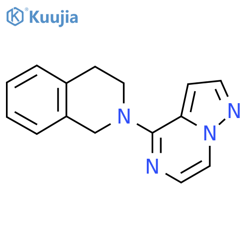2-{pyrazolo1,5-apyrazin-4-yl}-1,2,3,4-tetrahydroisoquinoline structure