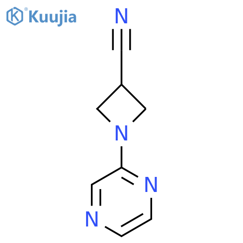 1-(Pyrazin-2-yl)azetidine-3-carbonitrile structure