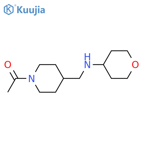 1-(4-{(oxan-4-yl)aminomethyl}piperidin-1-yl)ethan-1-one structure