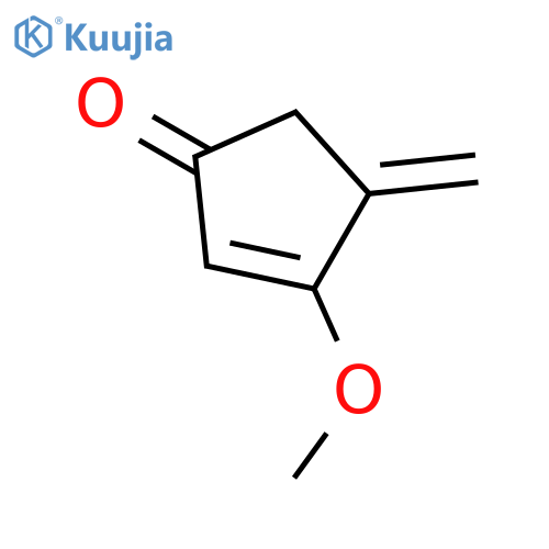 2-Cyclopenten-1-one, 3-methoxy-4-methylene- structure