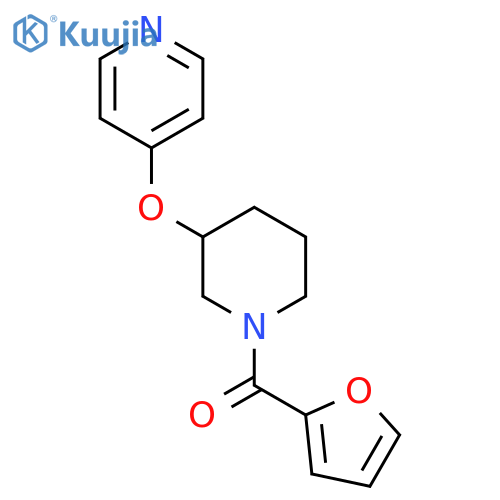 4-{1-(furan-2-carbonyl)piperidin-3-yloxy}pyridine structure