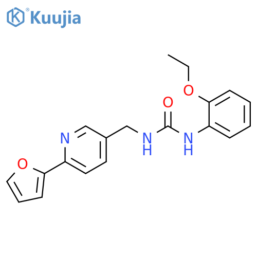 1-(2-ethoxyphenyl)-3-{[6-(furan-2-yl)pyridin-3-yl]methyl}urea structure