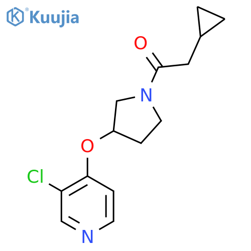 1-(3-((3-Chloropyridin-4-yl)oxy)pyrrolidin-1-yl)-2-cyclopropylethanone structure