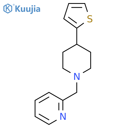 2-{4-(thiophen-2-yl)piperidin-1-ylmethyl}pyridine structure