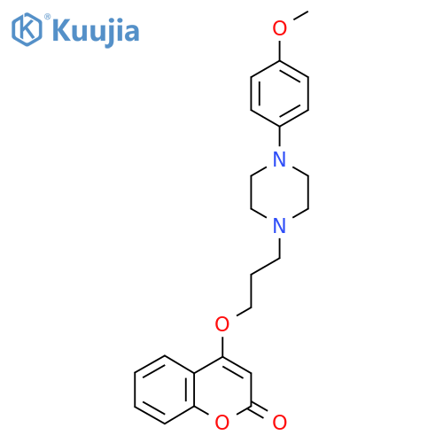 4-{3-4-(4-methoxyphenyl)piperazin-1-ylpropoxy}-2H-chromen-2-one structure