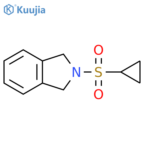 2-(cyclopropanesulfonyl)-2,3-dihydro-1H-isoindole structure