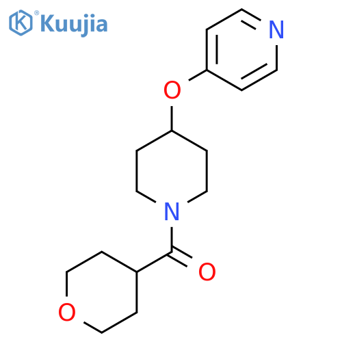 4-{[1-(oxane-4-carbonyl)piperidin-4-yl]oxy}pyridine structure