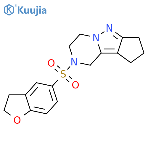 11-(2,3-dihydro-1-benzofuran-5-sulfonyl)-7,8,11-triazatricyclo6.4.0.0^{2,6}dodeca-1,6-diene structure