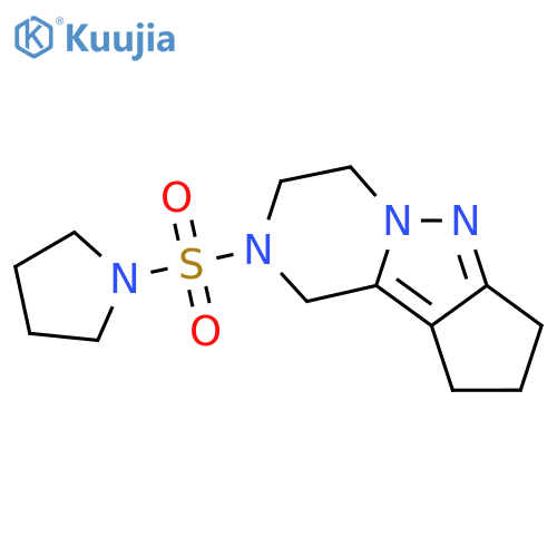 11-(pyrrolidine-1-sulfonyl)-7,8,11-triazatricyclo[6.4.0.0^{2,6}]dodeca-1,6-diene structure