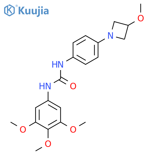 1-[4-(3-Methoxyazetidin-1-yl)phenyl]-3-(3,4,5-trimethoxyphenyl)urea structure