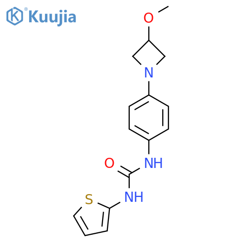 1-(4-(3-Methoxyazetidin-1-yl)phenyl)-3-(thiophen-2-yl)urea structure