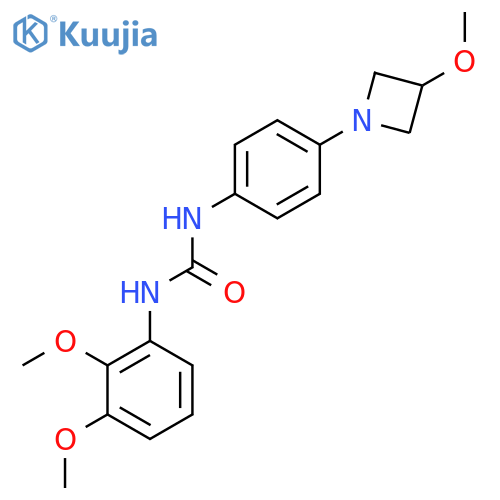 1-(2,3-Dimethoxyphenyl)-3-(4-(3-methoxyazetidin-1-yl)phenyl)urea structure