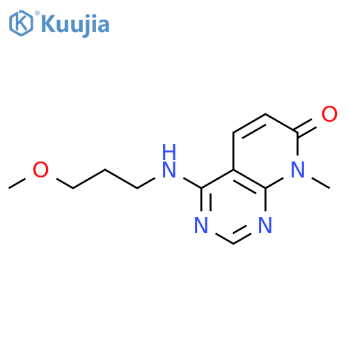4-(3-methoxypropyl)amino-8-methyl-7H,8H-pyrido2,3-dpyrimidin-7-one structure