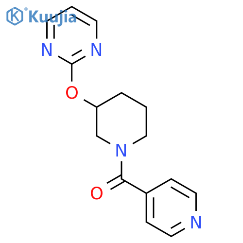 2-{[1-(pyridine-4-carbonyl)piperidin-3-yl]oxy}pyrimidine structure