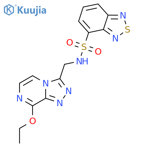 N-({8-ethoxy-1,2,4triazolo4,3-apyrazin-3-yl}methyl)-2,1,3-benzothiadiazole-4-sulfonamide structure