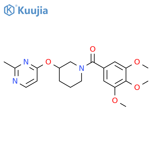 2-methyl-4-{[1-(3,4,5-trimethoxybenzoyl)piperidin-3-yl]oxy}pyrimidine structure