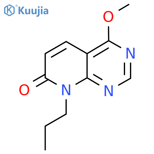 4-methoxy-8-propyl-7H,8H-pyrido2,3-dpyrimidin-7-one structure