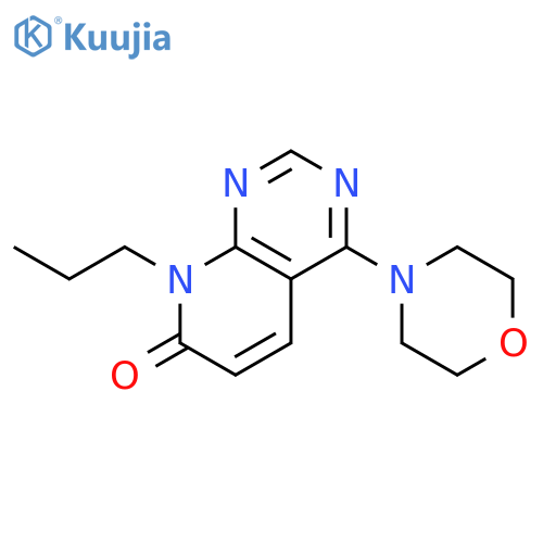 4-(morpholin-4-yl)-8-propyl-7H,8H-pyrido[2,3-d]pyrimidin-7-one structure
