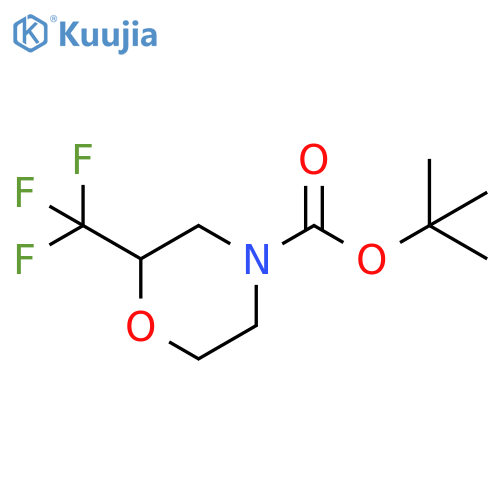 tert-butyl 2-(trifluoromethyl)morpholine-4-carboxylate structure