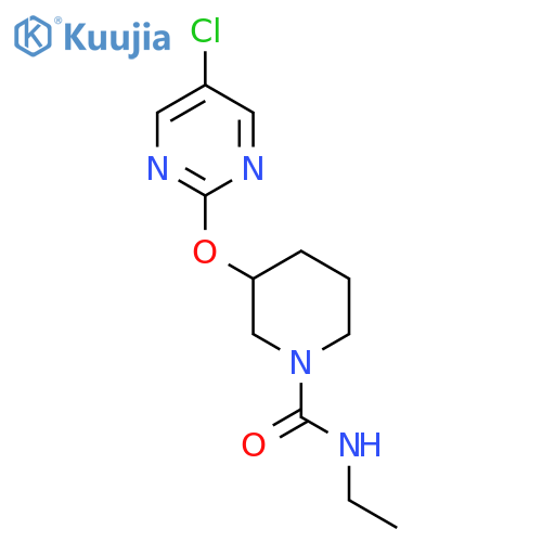 3-(5-chloropyrimidin-2-yl)oxy-N-ethylpiperidine-1-carboxamide structure