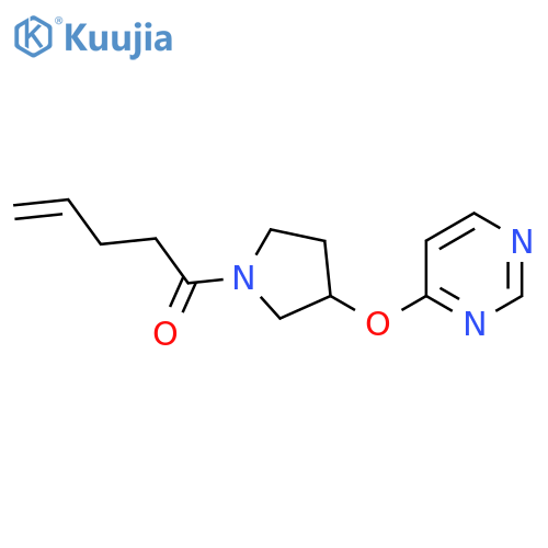 1-(3-(Pyrimidin-4-yloxy)pyrrolidin-1-yl)pent-4-en-1-one structure