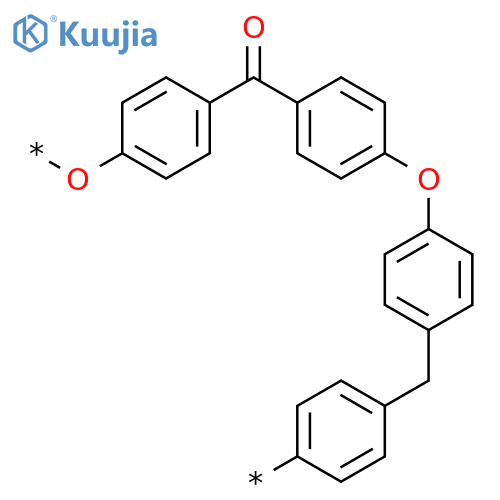 Poly(oxy-1,4-phenylenecarbonyl-1,4-phenyleneoxy-1,4-phenylenemethylene-1,4-phenylene) structure
