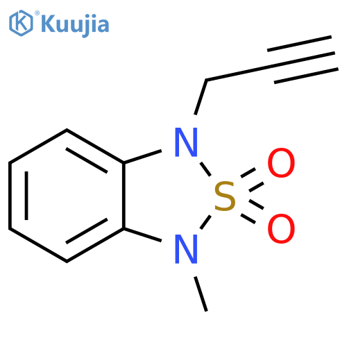 1-methyl-3-(prop-2-yn-1-yl)-1,3-dihydro-2lambda6,1,3-benzothiadiazole-2,2-dione structure