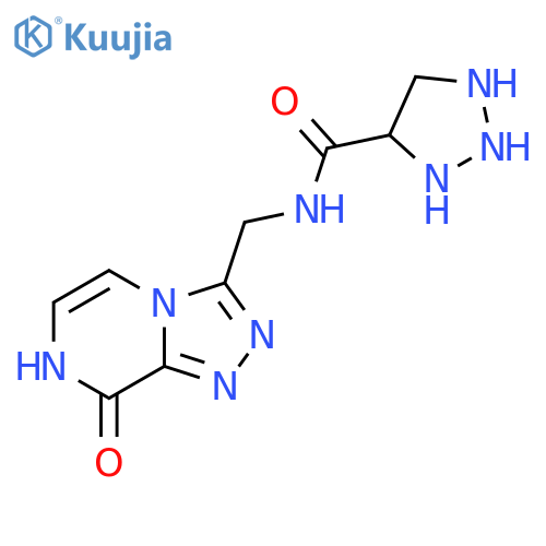 N-({8-hydroxy-1,2,4triazolo4,3-apyrazin-3-yl}methyl)-1H-1,2,3-triazole-5-carboxamide structure