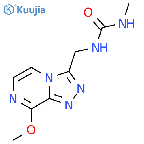 1-({8-methoxy-1,2,4triazolo4,3-apyrazin-3-yl}methyl)-3-methylurea structure
