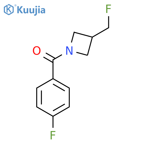 1-(4-fluorobenzoyl)-3-(fluoromethyl)azetidine structure