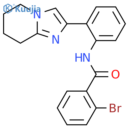 2-bromo-N-(2-{5H,6H,7H,8H-imidazo1,2-apyridin-2-yl}phenyl)benzamide structure