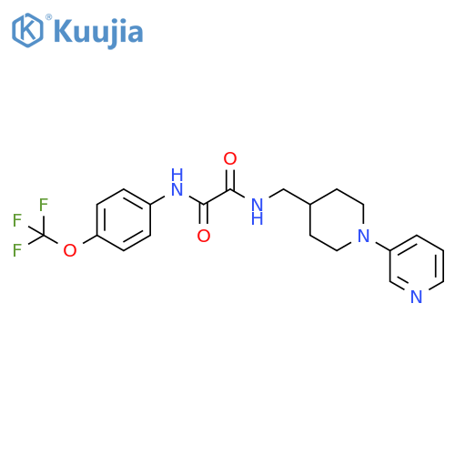 N1-[[1-(3-Pyridinyl)-4-piperidinyl]methyl]-N2-[4-(trifluoromethoxy)phenyl]ethanediamide structure
