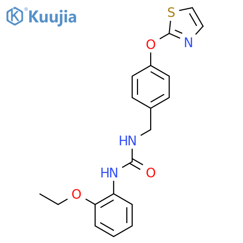 1-(2-Ethoxyphenyl)-3-(4-(thiazol-2-yloxy)benzyl)urea structure