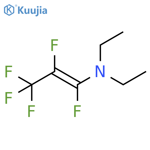 1-Propen-1-amine, N,N-diethyl-1,2,3,3,3-pentafluoro-, (E)- structure
