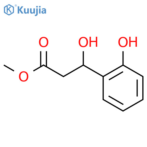 methyl 3-hydroxy-3-(2-hydroxyphenyl)propanoate structure