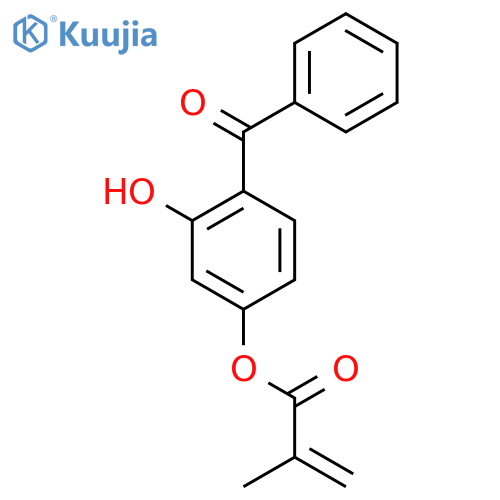 4-Benzoyl-3-hydroxyphenyl methacrylate structure