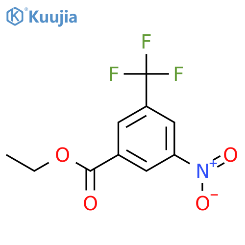 3-Nitro-5-trifluoromethyl-benzoic Acid Ethyl Ester structure