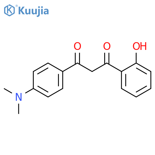 1,3-Propanedione, 1-[4-(dimethylamino)phenyl]-3-(2-hydroxyphenyl)- structure