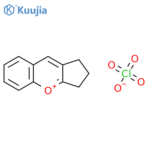 1H-Cyclopenta[b][1]benzopyrylium, 2,3-dihydro-, perchlorate structure