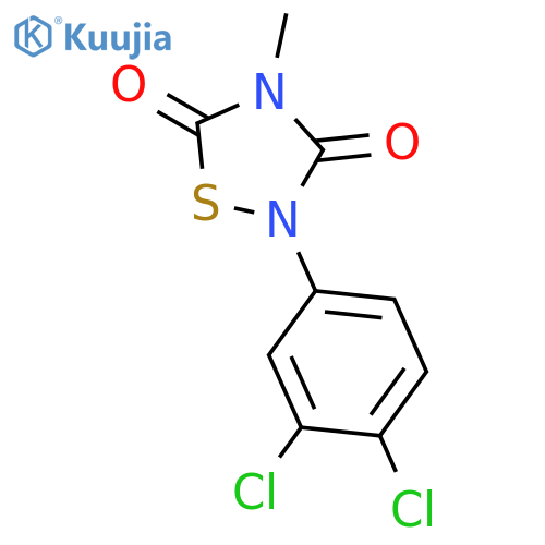 1,2,4-Thiadiazolidine-3,5-dione, 2-(3,4-dichlorophenyl)-4-methyl- structure