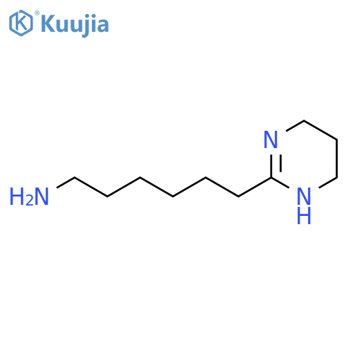 2-Pyrimidinehexanamine, 1,4,5,6-tetrahydro- structure