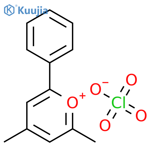 Pyrylium, 2,4-dimethyl-6-phenyl-, perchlorate structure