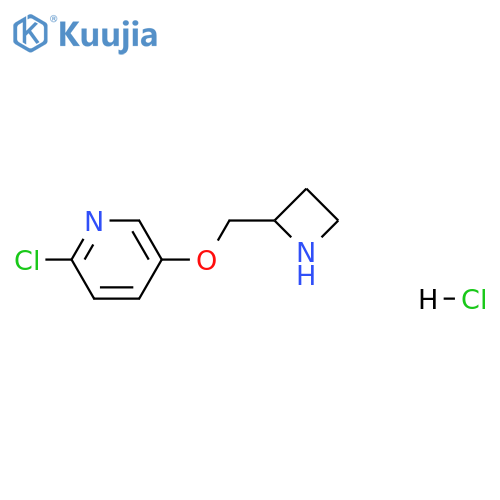5-[[(2R)-azetidin-2-yl]methoxy]-2-chloro-pyridine;hydrochloride structure