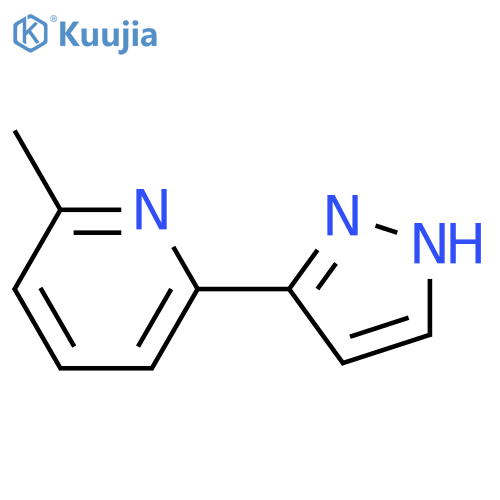 Pyridine, 2-Methyl-6-(1H-pyrazol-3-yl)- structure