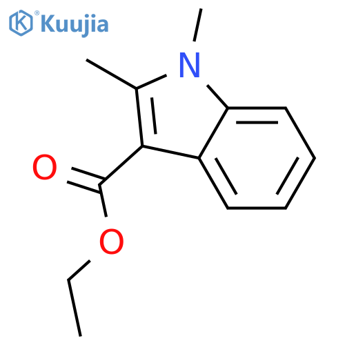 ethyl 1,2-dimethyl-1H-indole-3-carboxylate structure