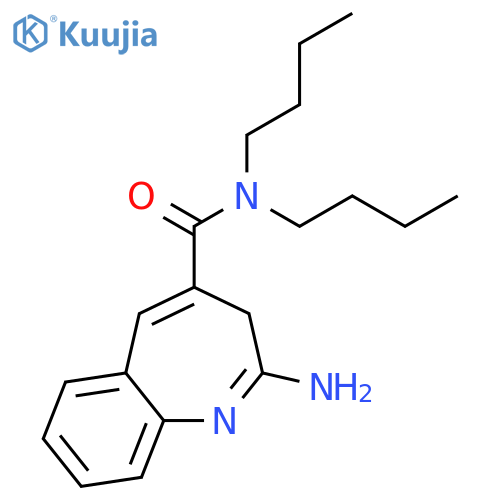 3H-1-Benzazepine-4-carboxamide, 2-amino-N,N-dibutyl- structure