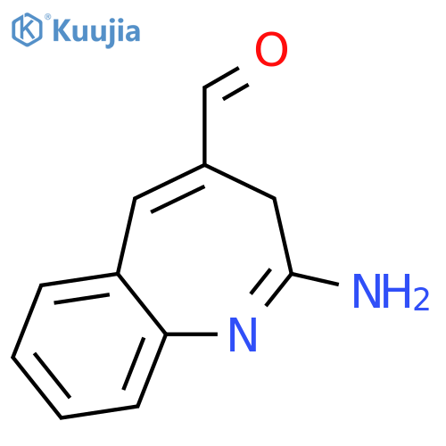 3H-1-Benzazepine-4-carboxaldehyde, 2-amino- structure