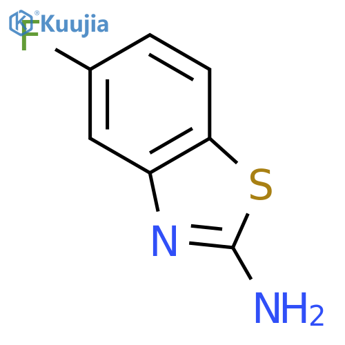 2-Amino-5-fluorobenzothiazole structure