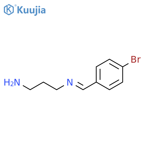 1,3-Propanediamine, N-[(4-bromophenyl)methylene]- structure